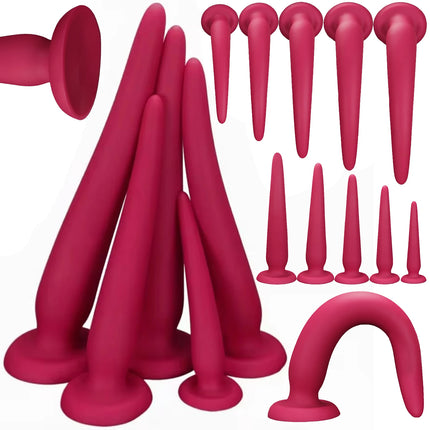 New 25.98 Inch Long Anal Plug Silicone Buttplug Huge Anal Dildos for Women Men Vaginal/Prostate Massage Sigmoid Stimulation 18+