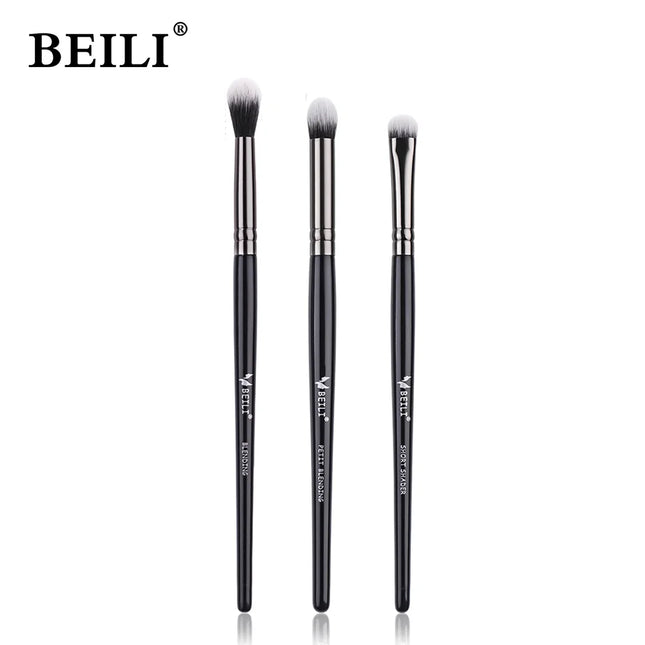 Natural Eye Makeup Brushes Set Eyeshadow Brush Eyebrow Contour Eyeliner Brush Women Eyes Cosmetic Blending Detail Make Up Tools
