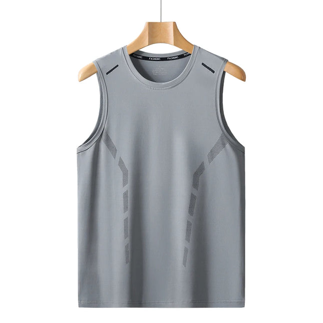 YJKVUR Sports Quick Dry Sleeveless T-Shirt for Men Summer Men Basketball Gym Clothing Breathable Lightweight Plus Size Tank Top