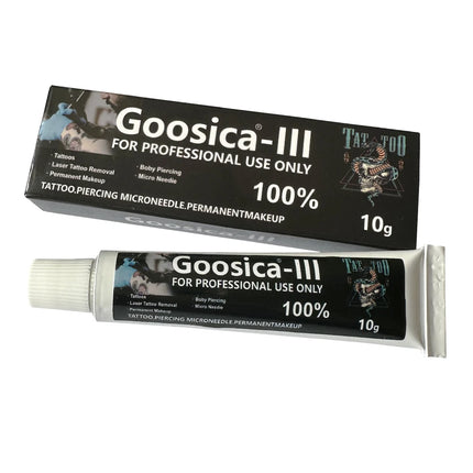 New Original 100% Goosica-III Before Tattoo Cream Permanent Makeup Microblading Piercing Eyebrow Lips Liner Aftercare Cream 10g