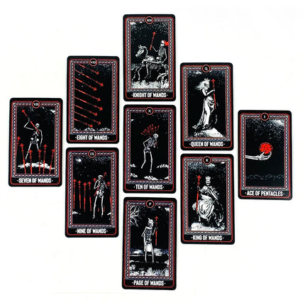 Hot Selling Tarot Cards Family Gathering Leisure Entertainment Cards Prediction Divination Deck Tarot Board Playing Card Game