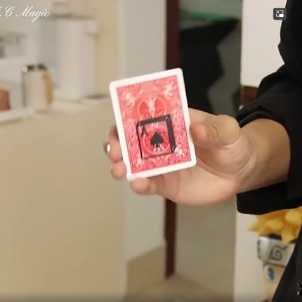 Mini Cardiographic By J.C Magic Tricks Close Up Street Illusions Gimmicks Mentalism Props Prediction Card Rising Poke Card Magia