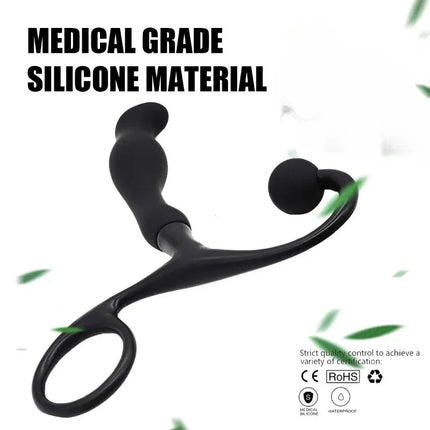 Silicone Anal Plugs Trainer Prostate Massage Butt Plugs Anal Sex Toys Small-Sized Anal Trainer Analdildo for Beginner 18+