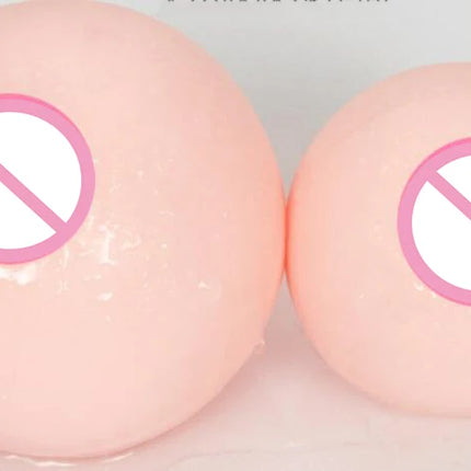 2/1pcs Silicone Artificial Breast Fake Breast  Male Masturbation Breast Pressure Squeeze Ball Adult Products Vagina for Sex Toys