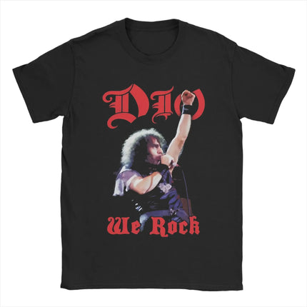 Men's Women's Dio The Last in Line T-Shirt Pure Cotton Graphic Print Tee Shirts Clothing Outfits