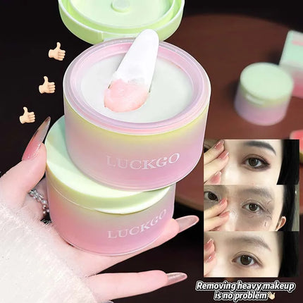 Mild non-irritating Makeup Remover LUCKGO Guava Plant Extract Deep Clean, Moisturizing, Strong Eye Makeup Removal power