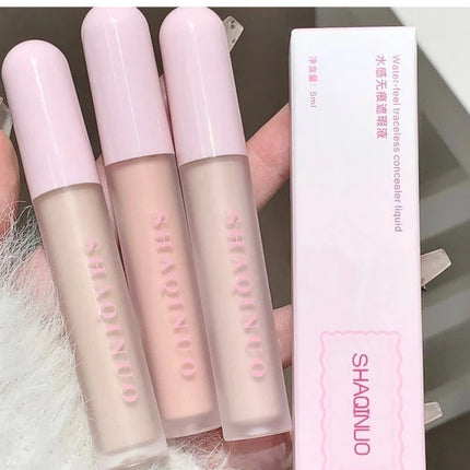 3 Colors Liquid Foundation Concealer Cream Full Covers Brightening Facial & Eye Liquid Concealer Waterproof Oil-control Make Up