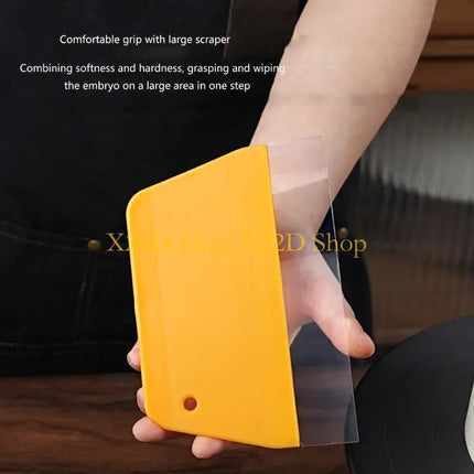 X22D 2pcs Plastic Cake Decorating Spatula Practical Smoothers Kitchen Gadget