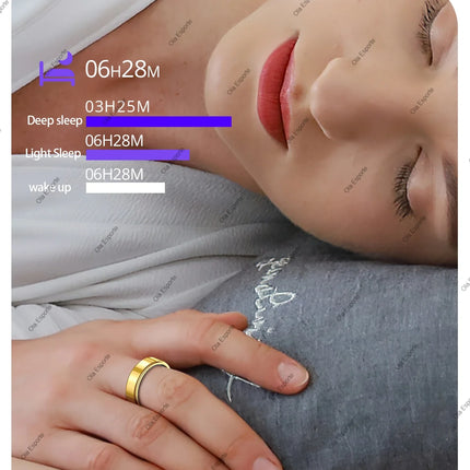 2026 Gesture Swing Women’s Smart Ring Men’s Health Sleep Heart Rate Monitoring 5ATM Waterproof Multi-sport Mode Sports Smartring