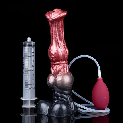 NNSX Huge Knot Squirting Horse Dildo Silicone Water Spray Anal Plug Anus Dilator Vagina Feamel Masturbator Penis for Woman