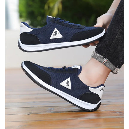 Men's Breathable Mesh Sports Shoes Lightweight Comfortable Soft Bottom Casual Shoes Versatile Footwear for All Seasons