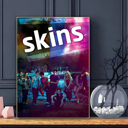 Classic TV Series S-Skins Poster Modern Minimalist Wall Art Prints for Bedroom Living Room Home Decor Interior Gift