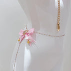 Pink-Waist Chain