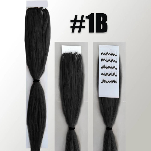 Synthetic Kanekalon Crochet Hair Small 49 Strands Wigundle Braiding Hair Extensions For Women Child Jumbo Braids Hair for Braids