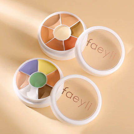 Multifunction Concealer Palette Matte Contour Concealer With Brush Covering For Dark Circles Concealer Cream Makeup Cosmetics