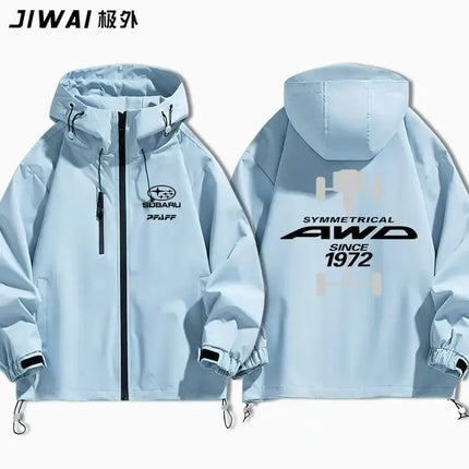 Subaru printed STI racing products, autumn and winter casual jacket fan clothing, men's and women's assault jackets