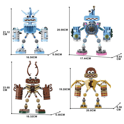 My Singing Monsters Building Blocks - Creative Character Models for Kids & Adults