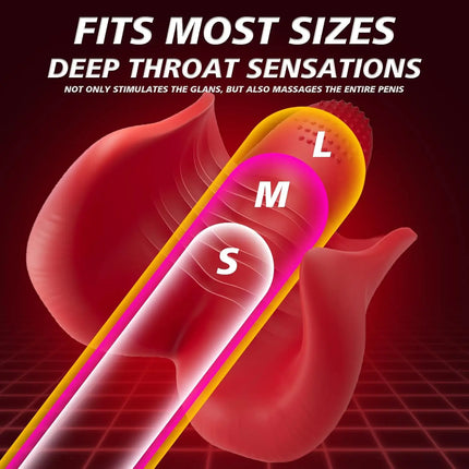 Male Masturbator Sex Toys for Men Penis Training Vibrator Blowjob Sucking Sex Machine Glans Trainer Cock Vibrating Stimulator