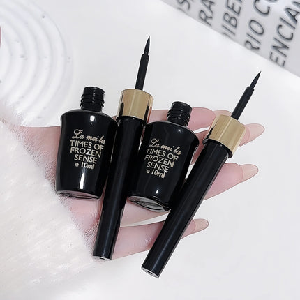 Black Liquid Eyeliner Ultra Fine Natural Smooth Eyeliner Lasting Waterproof Quick Dry Non-Smudging Eye Durable Makeup Cosmetics