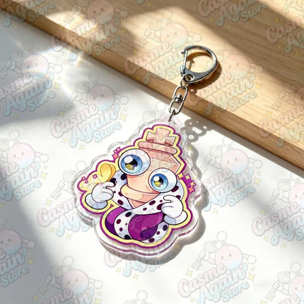 Cute Cartoon Chibi Keychain Accessories Bag Anime Keyrings Jewelry Manga Fans Gifts