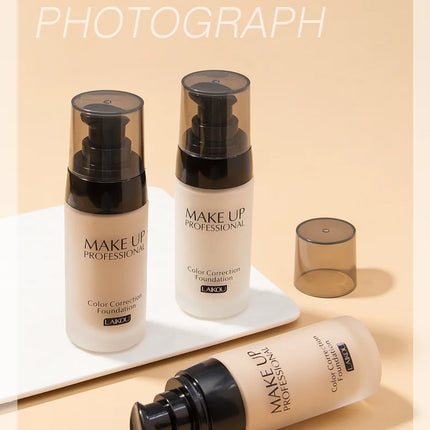 LAIKOU Foundation Concealer 40g Foundation Makeup Base Face Cream Liquid  Moisturizer Oil control Maquiagem  With MakeUp