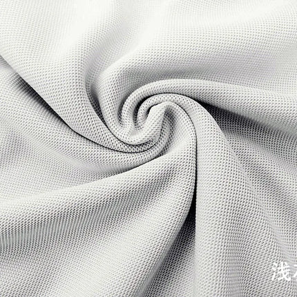 Pure Pique Fabric Classic Comfort Mesh Spring Summer Collar Polo T-Shirt Breathable Designer Knit Clothing DIY Material