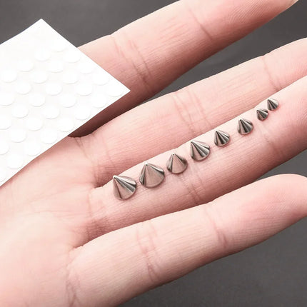 Fake Piercing Stud Set Fake Nose Ring Stud with Sticker Pack Fake Eyebrow Lips Piercing Non Piercied Earring Stud Body Jewelry