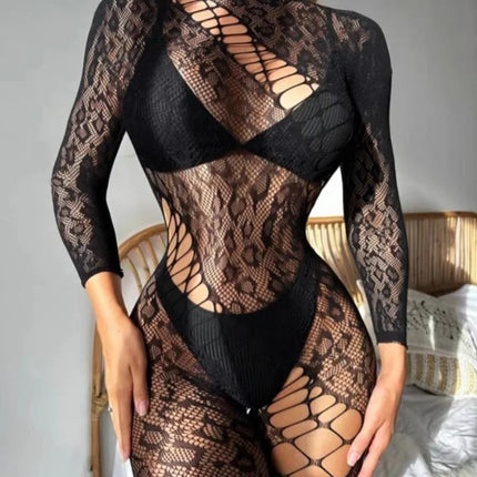 Sexy lingerie sexy bodycon dress fishnet clubwear christmas perspective valentines day female lingerie dresses Body stockings