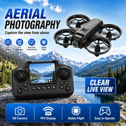 LY3 RC Drone Dual Camera Adjustable Lens 50X Digital Zoom Gesture Snapshot Video WIFI Image Transmission Aerial Photography Drone With APP Control