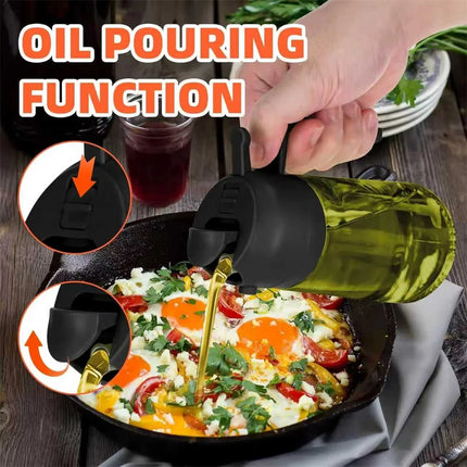 Glass Oil Sprayer 470ml / Vaporisateur Huile Verre