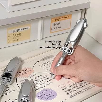 Fun Squid Pen Press Type Ballpoint Pen with Deformation Tech Viral Stationery for Office School Use Gift