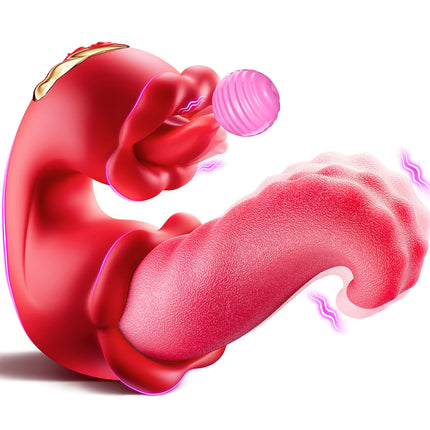 Tongue Licking Clitoral Vibrator for Women Clitoris Stimulator G Spot Dildo Female Vagina Massager Vibrating Sex Toys for Adult
