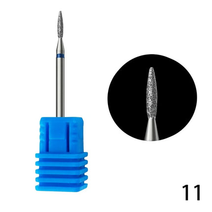 Nail Drill Bits Best Diamond Burrs Grinding Bits Accesories for Gel Nail Polish Manicure Nails Art Tool Shank Carving Polishing