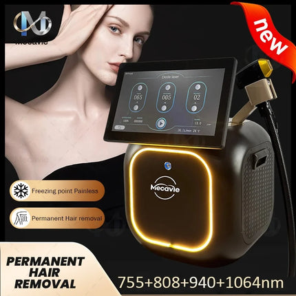 808nm Diode Laser Hair Removal Equipment Permanent Painless Non-invasive Permanent Cooling Head Painless Epilator Salon 4000W CE