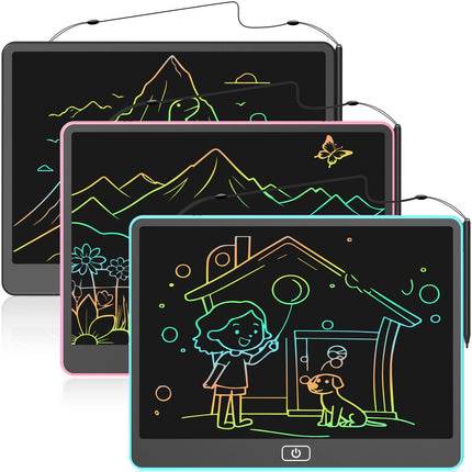 16-inch LCD Writing Board, Colorful Electronic Drawing Pad for Kids, Reusable Portable Writing Tablet, Perfect Educational Toys
