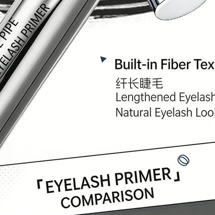 Black Waterproof Metallic Tube Mascara Silk Fiber Long Curling Non-Clumping Eyelash Extensions Spiral Makeup for Eyes