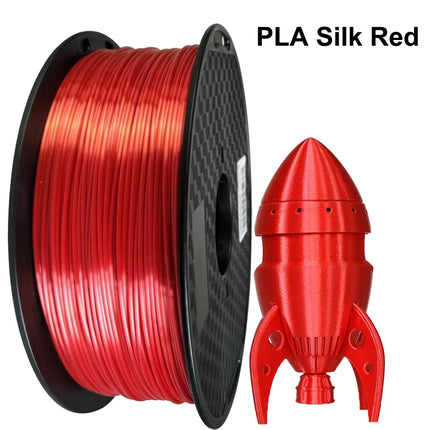 250g 500g 1Kg 3D Printer Filament PLA Silk Red 1.75mm For 3D Printer Material Filament wire Vacuum Packaging