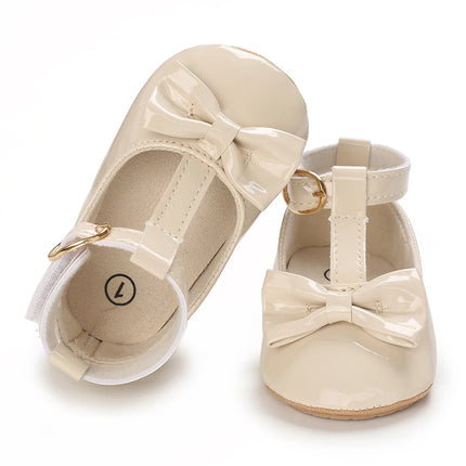 Spring and Autumn Bow Baby Princess Shoes Baby Shoes Baby Shoes Soft soled Anti slip Sneakers