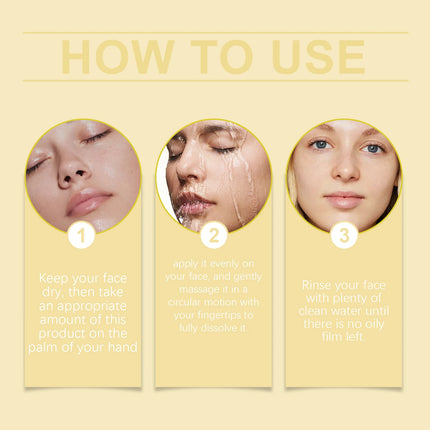 Vitamin C Cleansing Oil Makeup Remover Oil Deep Cleansing Pore Dirt Remove Blackhead Non-greasy Smooth Refreshing Cleansing Oil