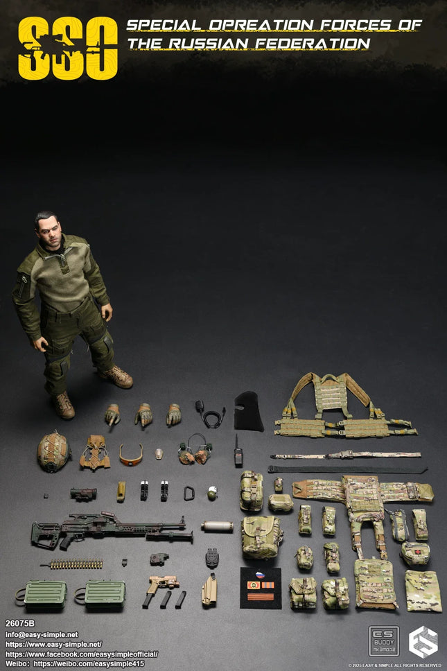 Easy&Simple ES 26075A B 1/6 Scale Soldier SET Model for 12'' Federal Special Operations Forces