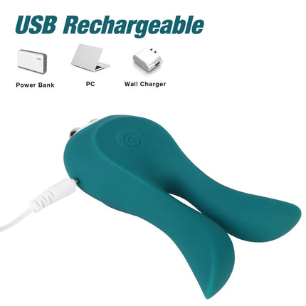 Erotic Rabbit Vibrators for Women Nipple Clamps Clitoris Stimulator Breast Clips Vaginal Anal Plug Female Masturbator Sex Toys