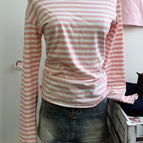 Pink Striped / One Size