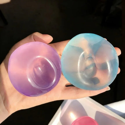 Moldable Squishy Pearl Coconut Oil Squeeze Toy Moldable Stress Ball Squishy Toy Slow Rising Decompression Sensory Toy for Adult