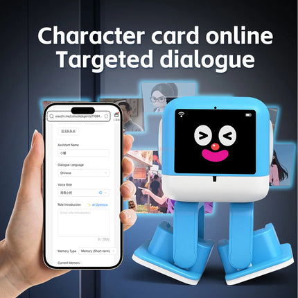 2026 New Arrival Xiaozhi Ai Robot Toy Smart Voice Dialogue Interactive Desktop Pet Companion For Kids Educational Electronic