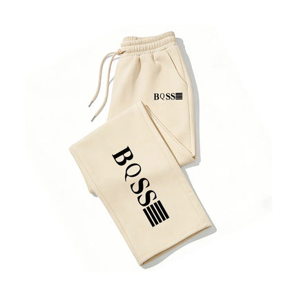 BQSS Printed Joggers Pants for Men and Women High Quality Breathable Sweatpants for Running Casual Loose Sweatpants