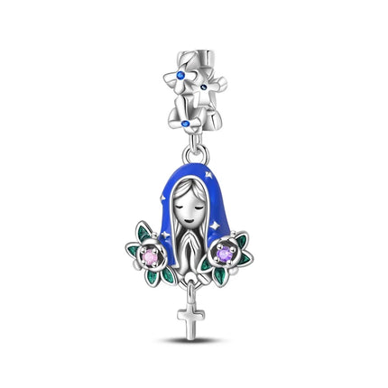 Blue Series 925 Sterling Silver Owl Butterfly Pirate Ship Car Beetle Clogs Charm Fit DIY Bracelet Necklace Fun Matching Gifts