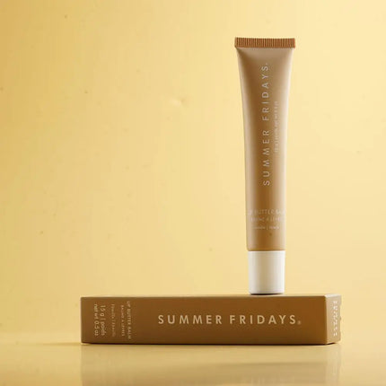 Summer Fridays Lip Balm Lipstick Moisturizing Glossy Smooth Soft Lips Cosmetics Sugar Vanilla Beige Sweet Mint Makeup Lip Care