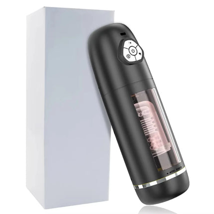Automatic Male Masturbator APP Controlled Penis Pump with 10 Thrusting & Rotating Electric Pocket Pussy for Men Adult Sex Toys