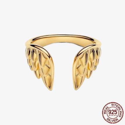 925 Sterling Silver Open Ring Style CZ Paved Heart Butterfly Flower Colorful Gemstone Ring For Women Daily Wear Jewelry Gift