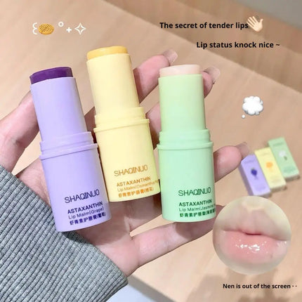 Grape Jasmine Flavors Moisturizing Hydrating Base Lip Balm Set Makeup Lip Care Daily Care Balm For Women and Men